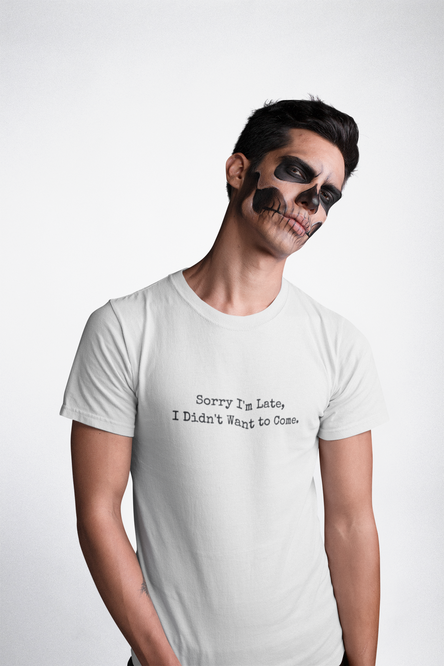 Sorry i'am late, I didn't want to come | Funny Unisex Tee