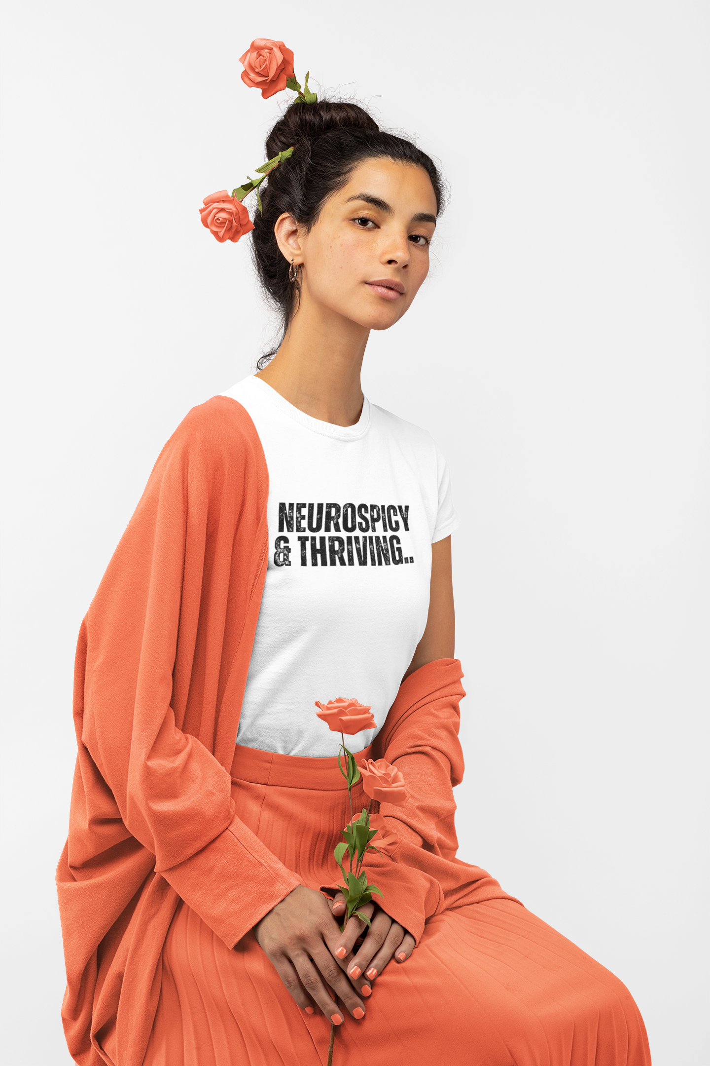 Neurospicy & Thriving” ADHD T-Shirt – Empowerment Tee for Neurodivergent Legends