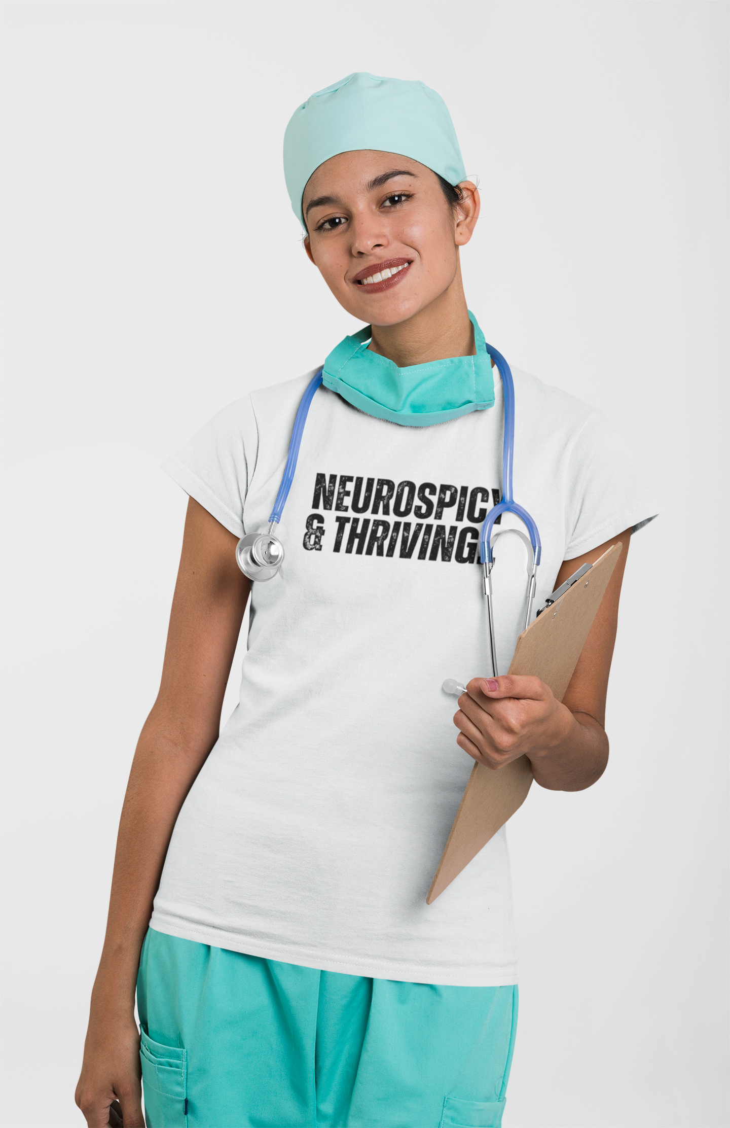 Neurospicy & Thriving” ADHD T-Shirt – Empowerment Tee for Neurodivergent Legends