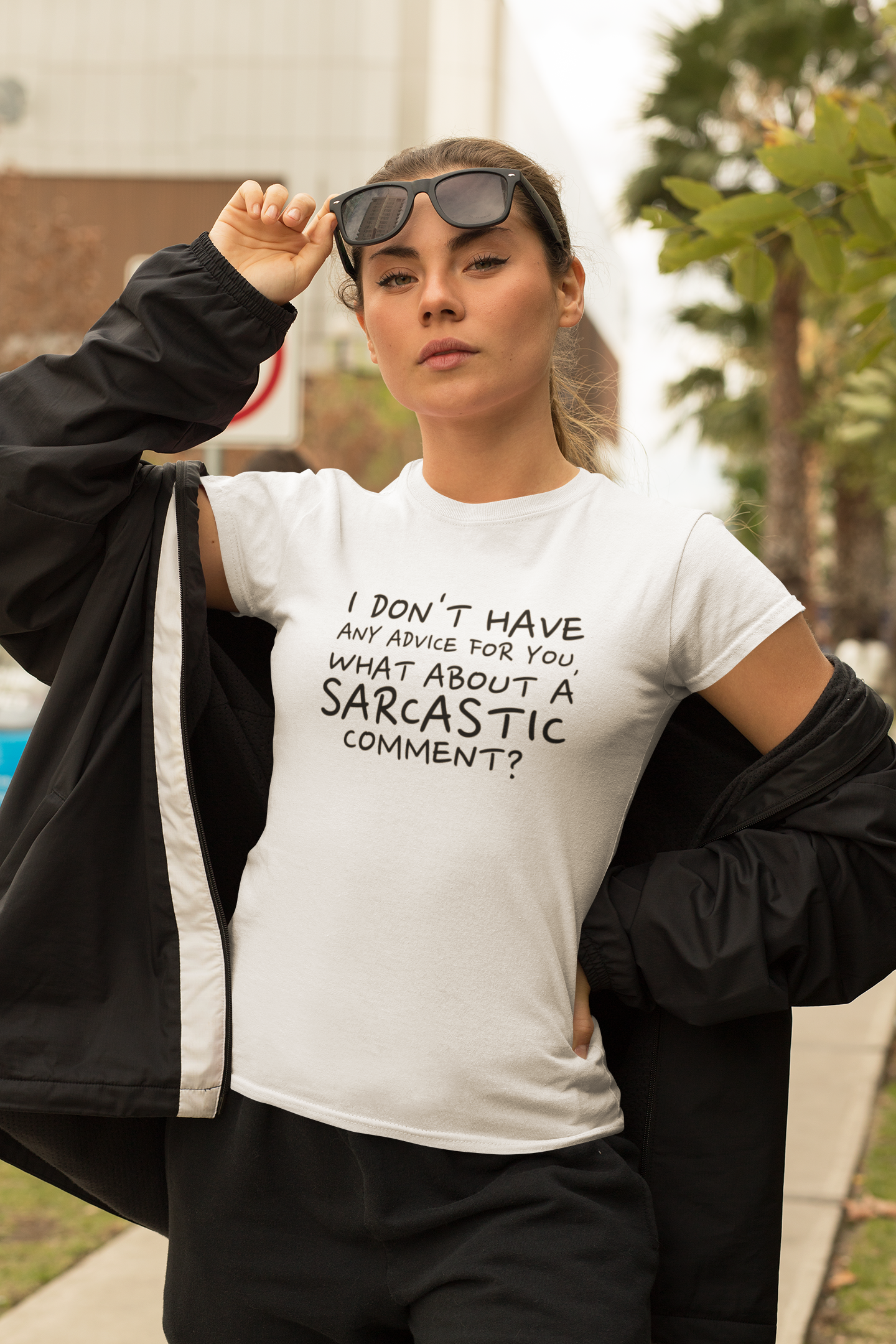 “I Don’t Have Any Advice for You” Sarcastic Quote Tee – Unisex Heavy Cotton