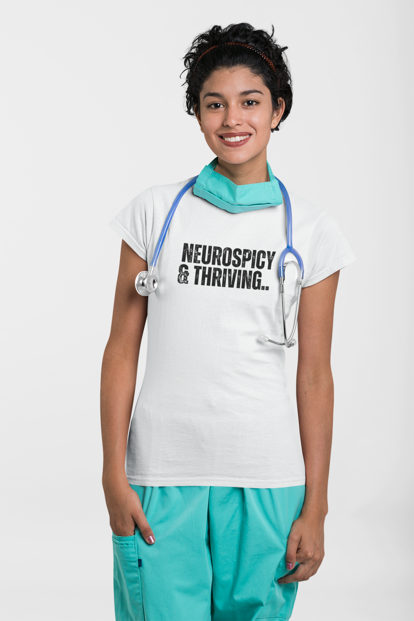 Neurospicy & Thriving” ADHD T-Shirt – Empowerment Tee for Neurodivergent Legends
