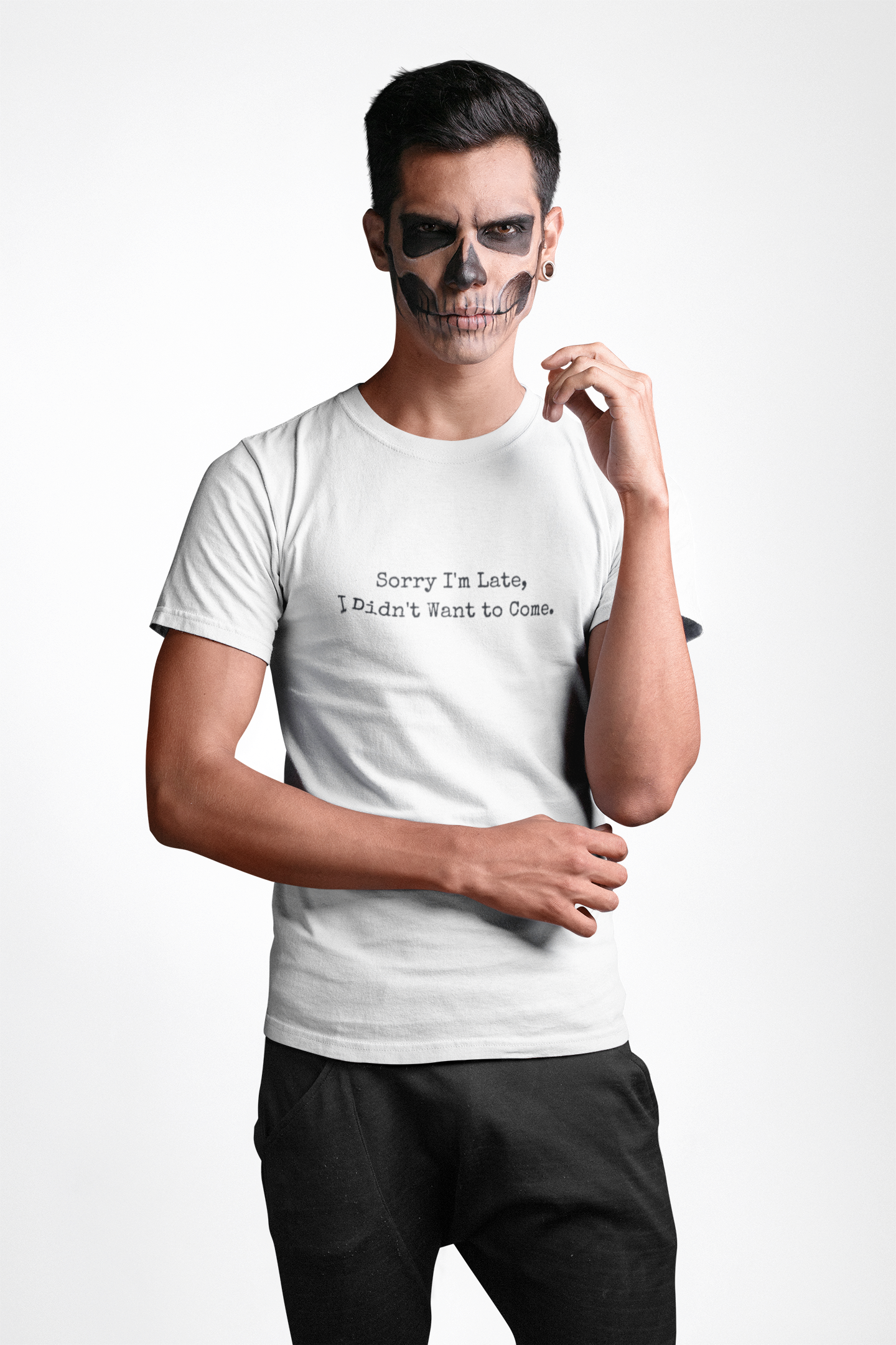 Sorry i'am late, I didn't want to come | Funny Unisex Tee
