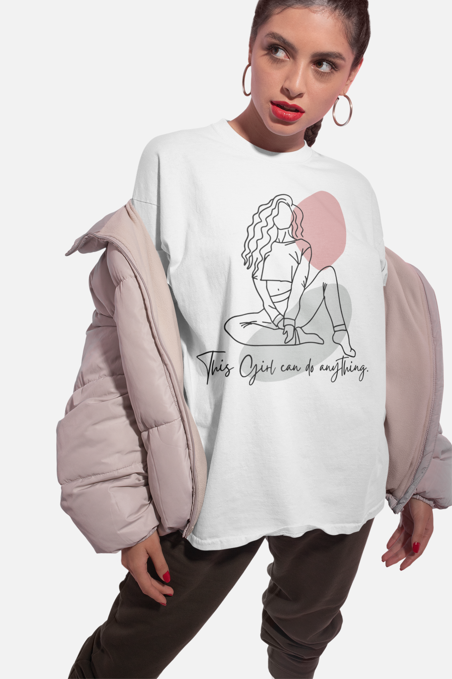 This Girl Can Do Anything | T-Shirt – Empowering Motivational Tee for Women & Girls