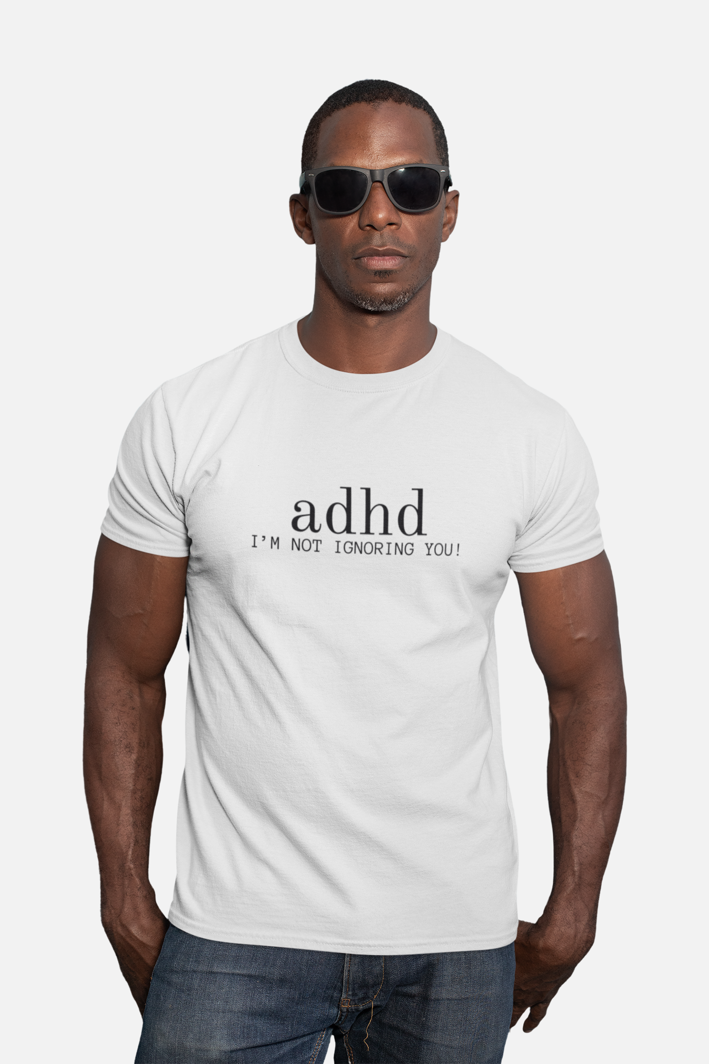 ADHD I’m Not Ignoring You” Funny T-Shirt – Unisex Heavy Cotton Tee for Neurodivergent Minds
