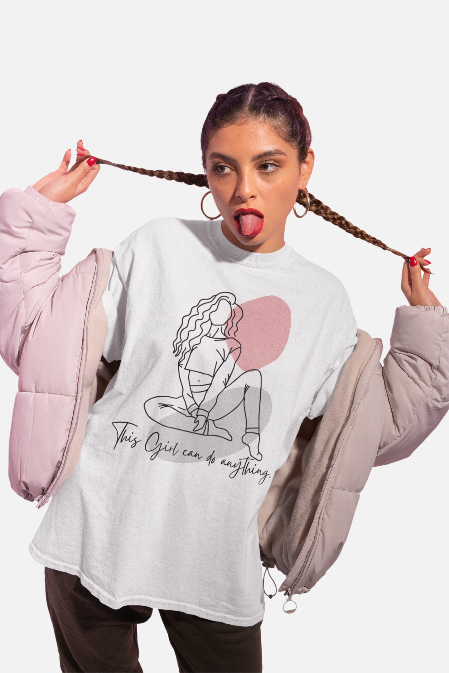 This Girl Can Do Anything | T-Shirt – Empowering Motivational Tee for Women & Girls