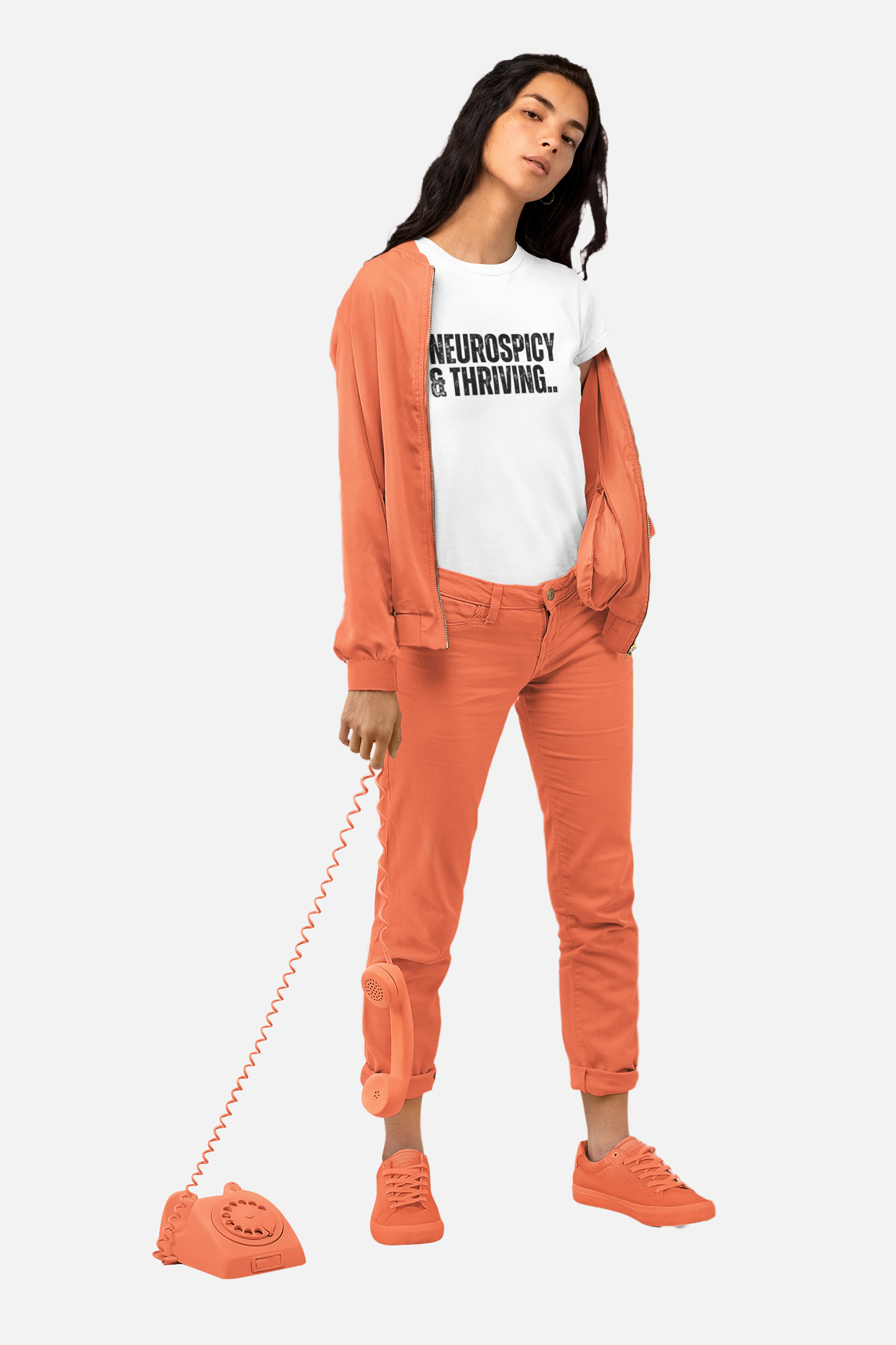 Neurospicy & Thriving” ADHD T-Shirt – Empowerment Tee for Neurodivergent Legends